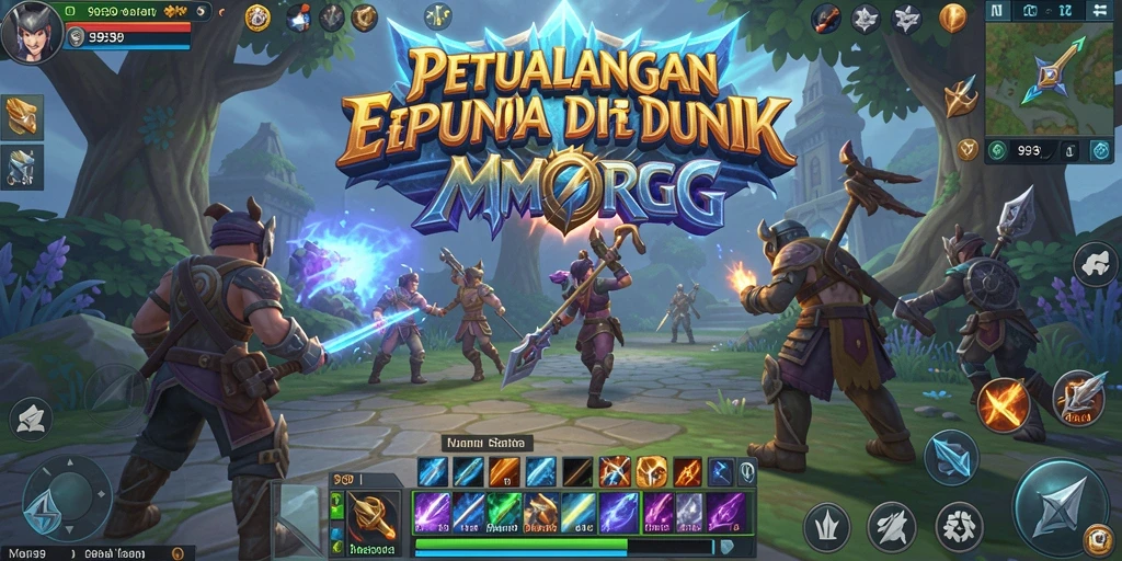 Tampilan gameplay seru dari 9939 dengan aksi petualangan MMORPG.