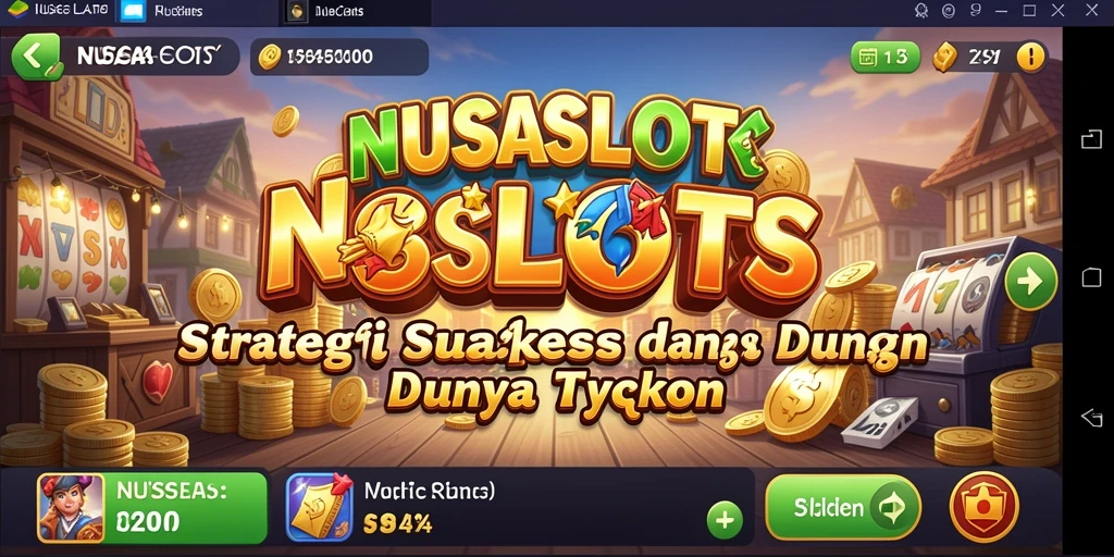Tampilan menarik NUSASLOTS dengan mesin slot yang beragam.