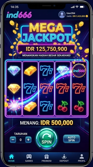 Tangkapan layar antarmuka pengguna ind666 saat mengunduh aplikasi.
